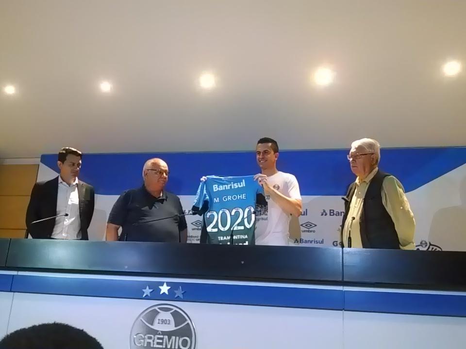 Marcelo Grohe comemora renovação até 2020 e reafirma desejo de conquistar títulos