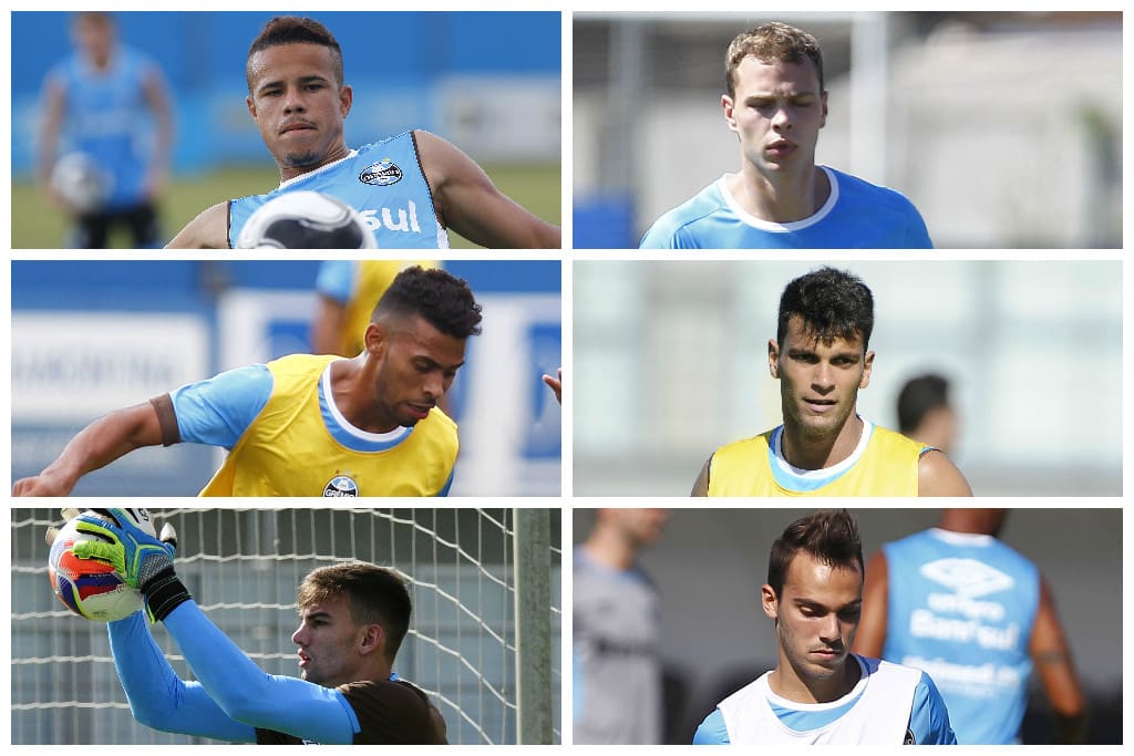 Os guris do Grêmio que podem ganhar chance na Primeira Liga