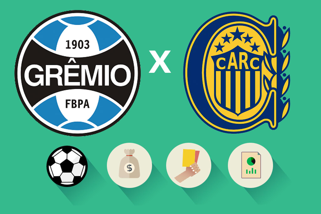 Grêmio x Rosario Central: estatísticas, renda e público, saiba como foi a partida