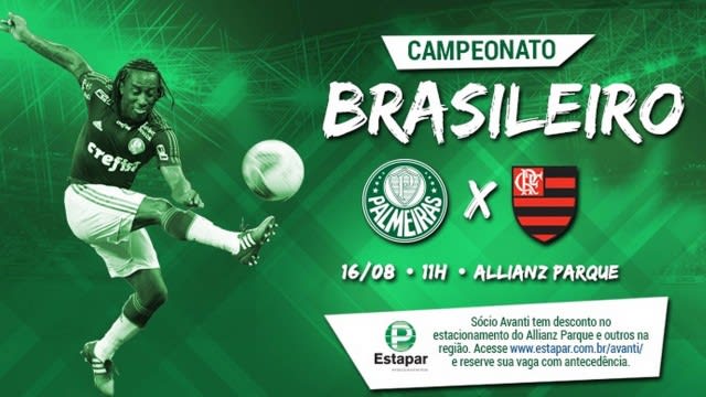 Partida entre Palmeiras e Flamengo, na Allianz Arena, já tem 34 mil ingressos vendidos