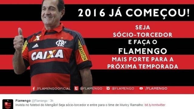 Muricy é arma do Flamengo para bombar sócio-torcedor e cede imagem institucional como ‘garoto-propaganda’