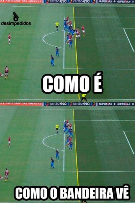 Gol irregular de Guerrero, do Flamengo, contra o Corinthians rende memes na web