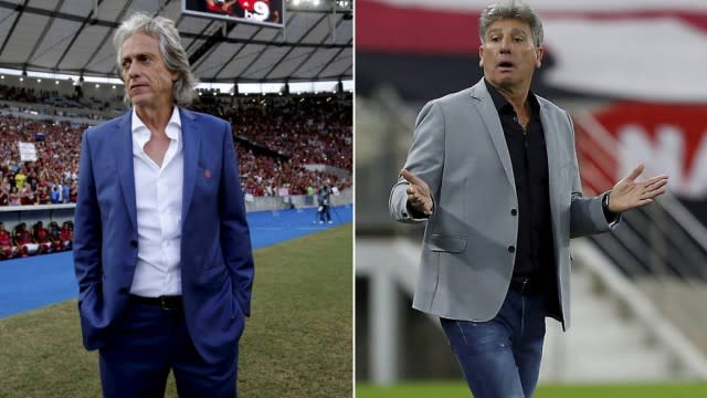 Não alcançará? Veja o que Renato Gaúcho precisa fazer para igualar desempenho de Jorge Jesus no Flamengo