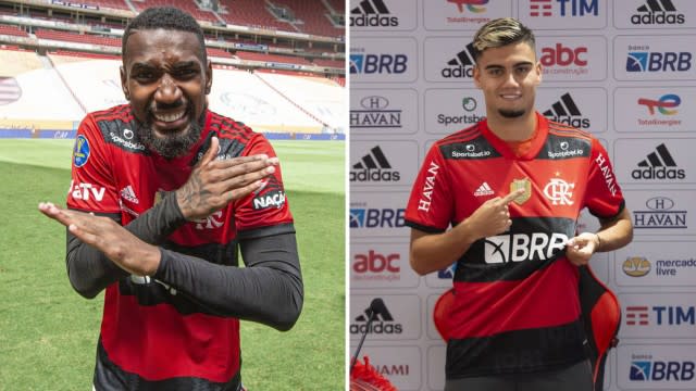 Andreas Pereira ou Gerson? Compare os números dos coringas do Flamengo até aqui