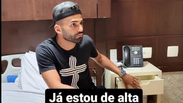 Após corte na perna, Thiago Maia tem alta do hospital; veja quando ele deve voltar às atividades