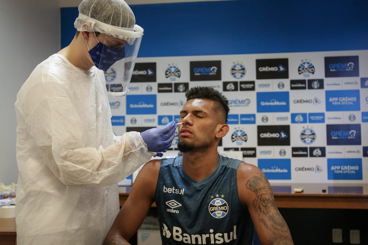 Grêmio divulga resultados de testes para detecção da COVID-19