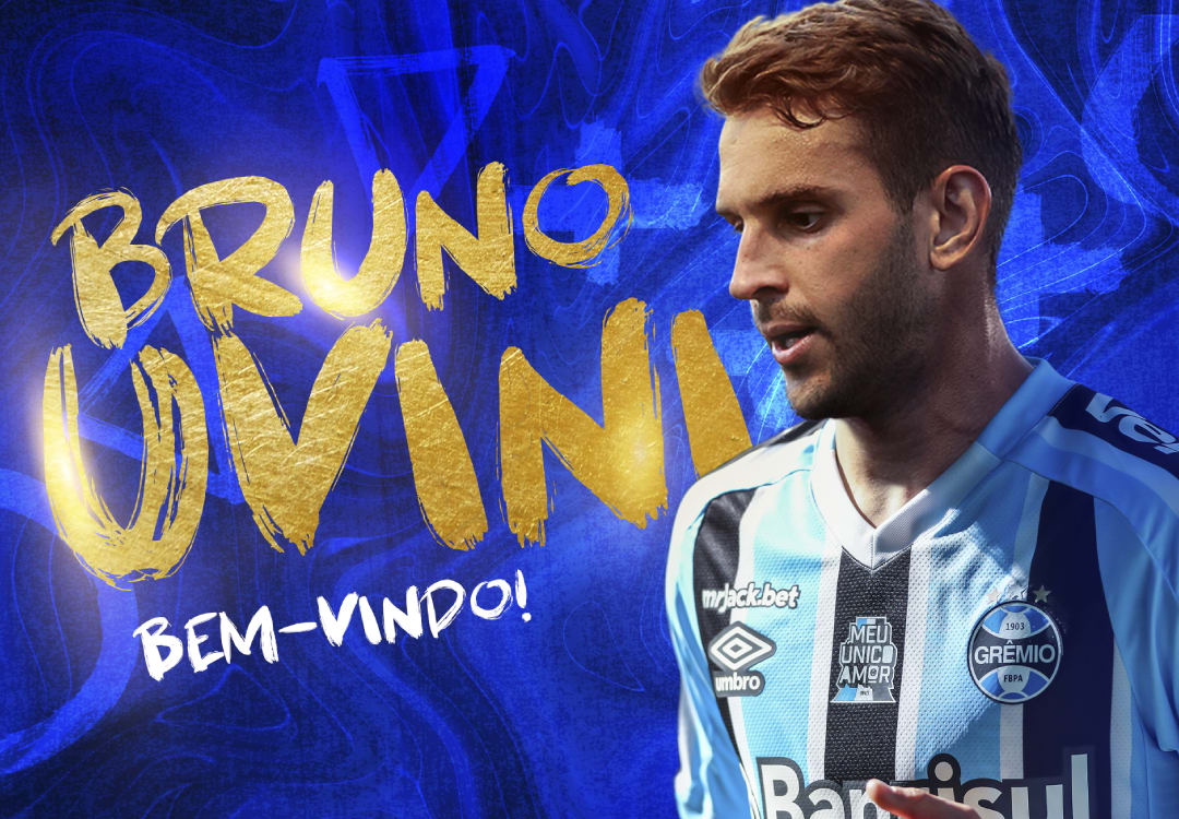 Grêmio anuncia a contratação de Bruno Uvini para a próxima temporada