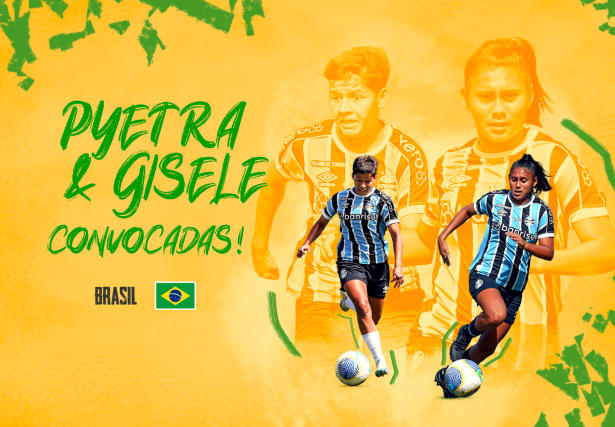 Gisele e Pyetra chamadas para treinos visando Copa do Mundo Sub-20.