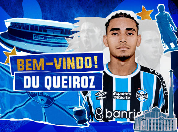 Grêmio acerta parceria com Du Queiroz, talento do futebol fecha acordo.