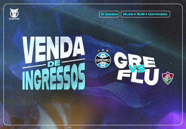 ingressos disponíveis para o retorno do Grêmio ao Rio Grande do Sul