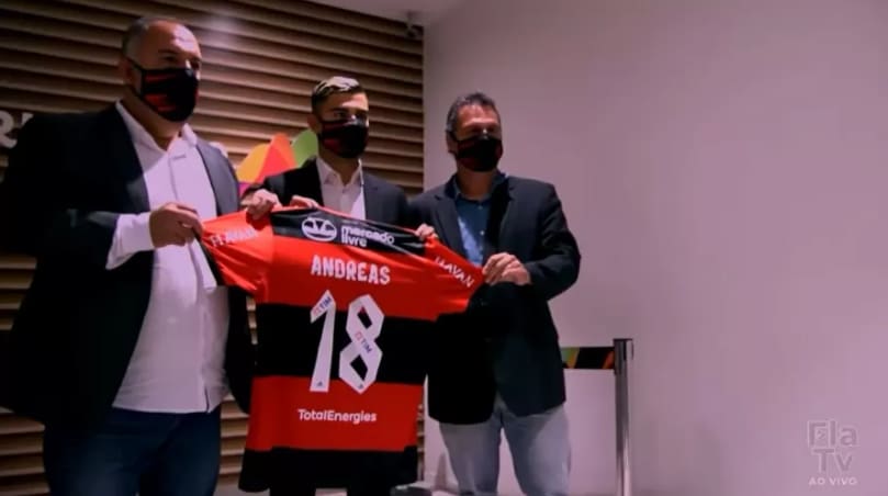 Sensação inexplicável, diz Andreas Pereira em chegada ao Flamengo