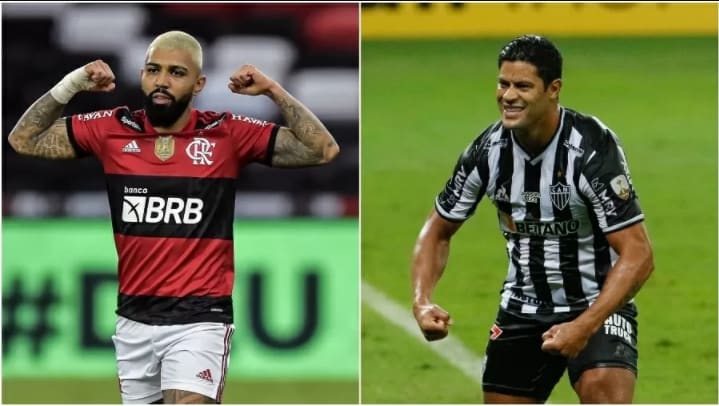 Gabigol e Hulk duelam em Fla x Galo