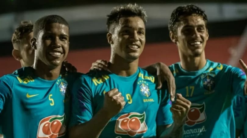 Promessas de Flamengo e Santos comandam goleada da seleção sub-20 na Bahia