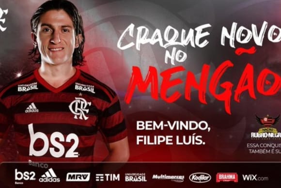 [PARTICIPE]: Deixe sua mensagem de boas vindas para Filipe Luís, o mais novo reforço do Mengão