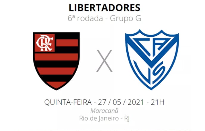 Flamengo x Vélez: veja escalações, desfalques e arbitragem