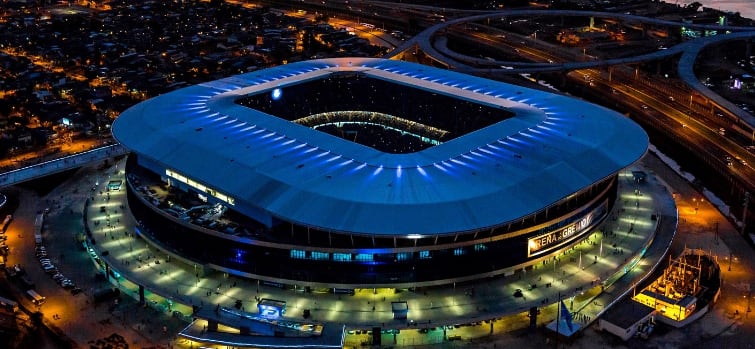 Arena do Grêmio irá ser a sede do Rio Grande do Sul na Copa América 2019