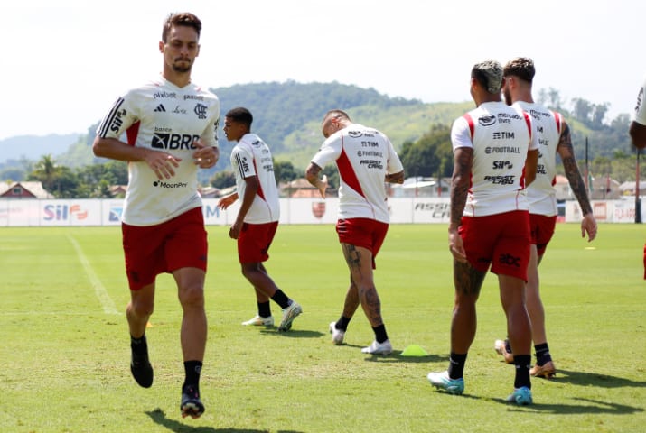 Flamengo encerra a preparação para o clássico diante do Fluminense