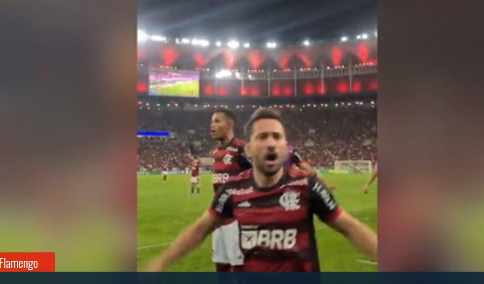 Vídeo: Jogadores do Flamengo comemoram no Maracanã; veja festa