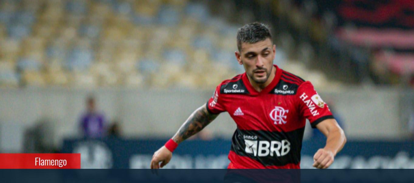 Arrascaeta celebra renovação de contrato com o Flamengo: