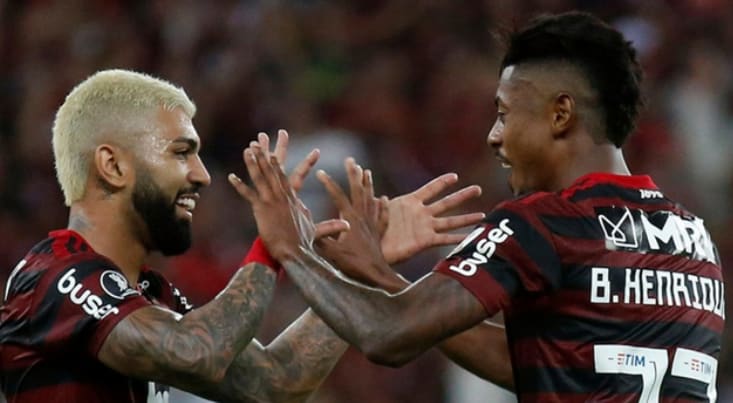 Quem segura? Bruno Henrique e Gabigol formam a dupla de ataque com mais gols no mundo