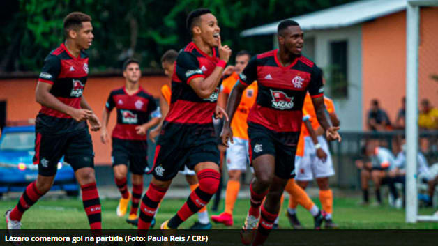 Lázaro decide, Flamengo bate o Nova Iguaçu e avança à semifinal da Taça Rio Sub-20