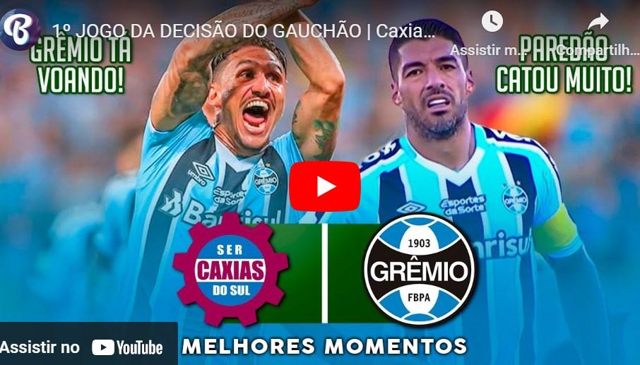 Melhores Momentos: 1º JOGO DA DECISÃO DO GAUCHÃO | Caxias 1 x 1 Grêmio