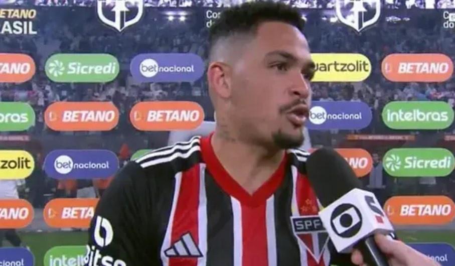 Luciano, do São Paulo, falou isso ao vivo do Gabigol