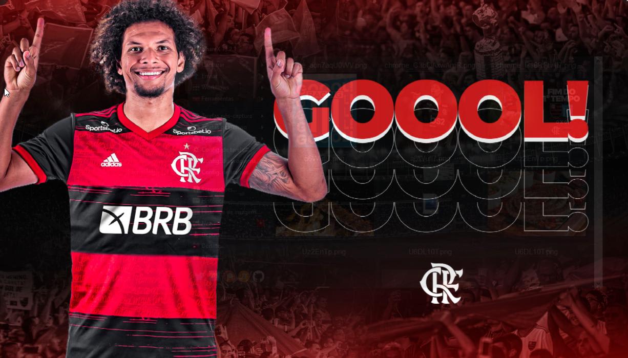 GOOOOOOOLLLLLL!!!!! WILLIAN ARÃO EMPATA PARA O FLAMENGO!!!!