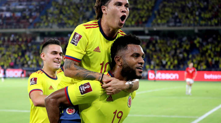 Borja brilha em vitória da Colômbia sobre o Chile pelas Eliminatórias