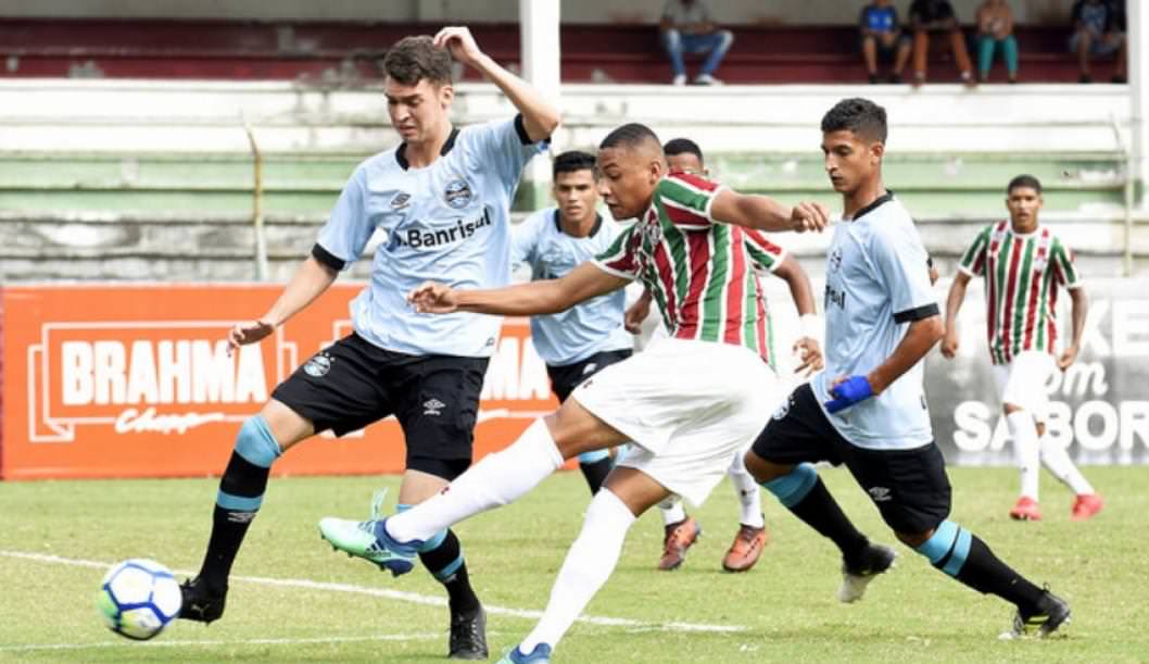 Grêmio vence novamente e elimina o Fluminense da Copa do Brasil Sub-20