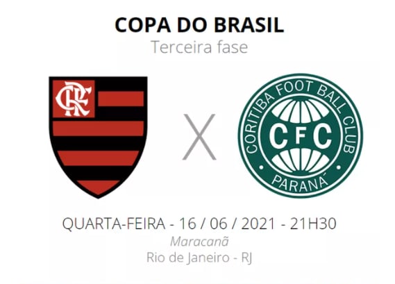 Flamengo x Coritiba: veja onde assistir, escalações, desfalques e arbitragem