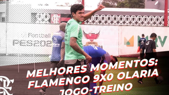 Melhores Momentos - Flamengo 9x0 Olaria - Jogo-treino