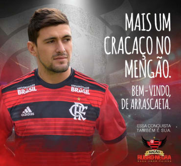Arrascaeta diz que Flamengo tem um grande time e avisa: Vou usar a 14