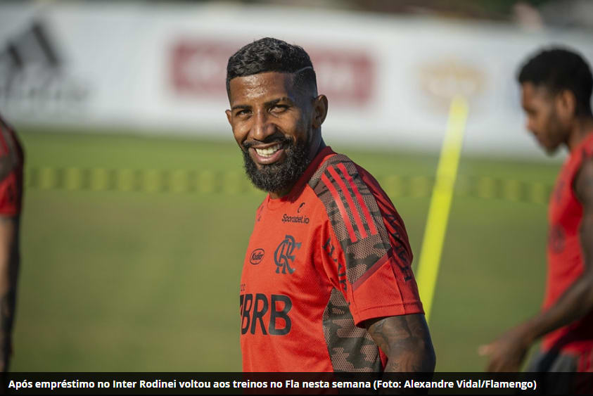 Flamengo terá Rodinei como desfalque na Copa do Brasil; entenda