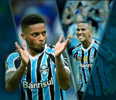 André e Jael brigam por vaga no ataque do Grêmio