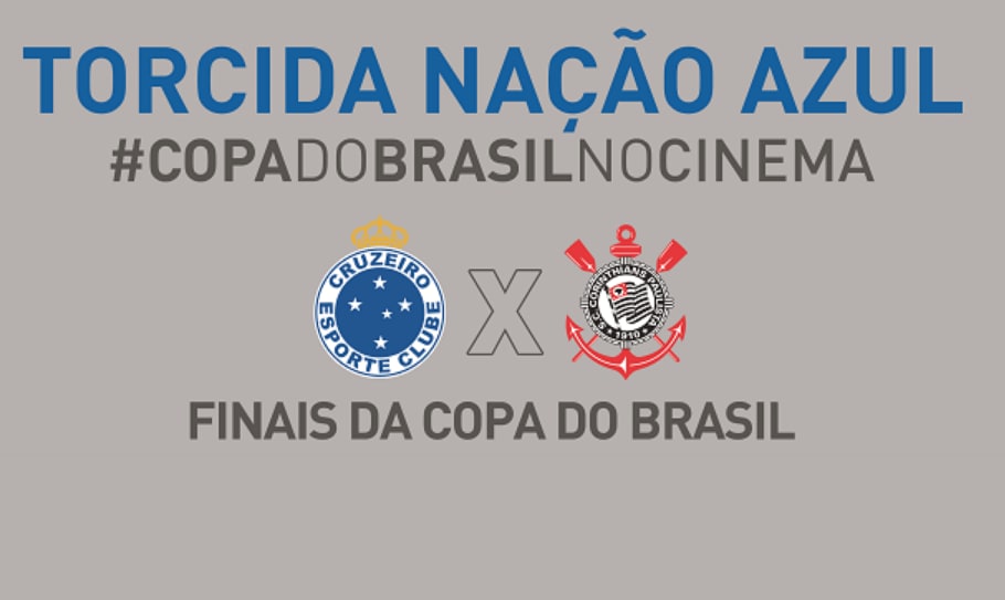 Cruzeirenses poderão assistir final da Copa do Brasil no cinema