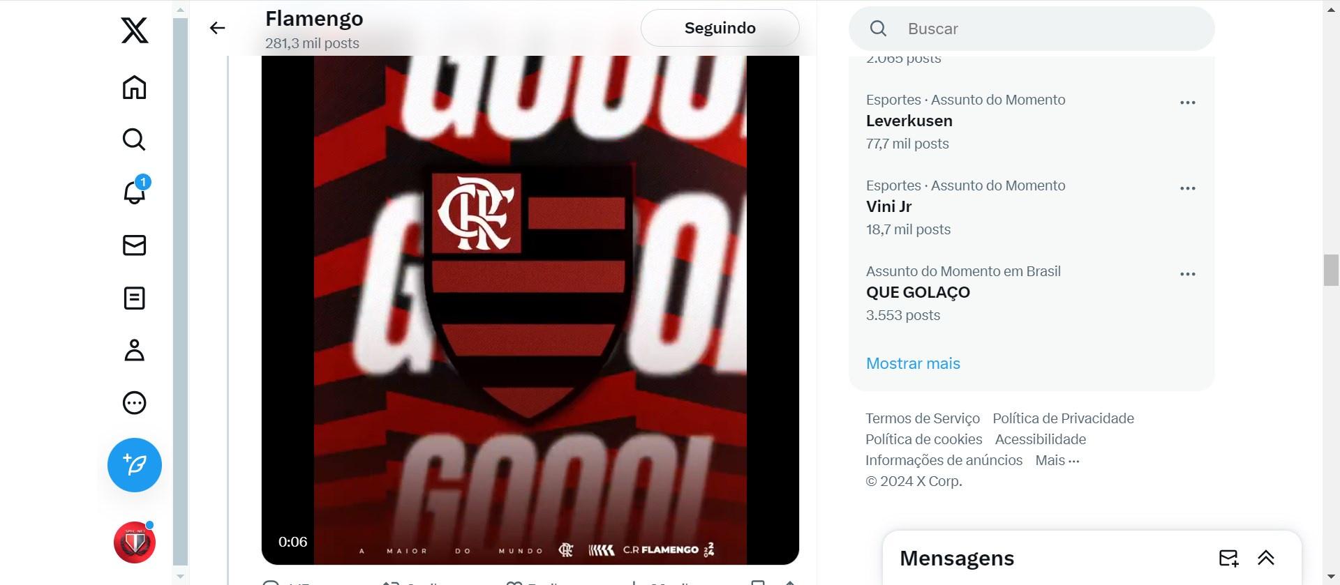 GOOOOOOOOOL  GABIGOL abre o placar - Flamengo 1 x 0 Volta Redonda