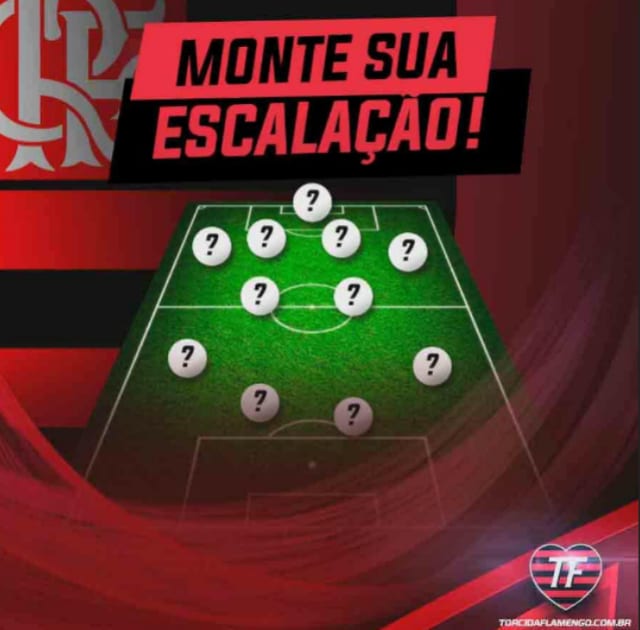 Monte sua escalação- com qual time você entraria em campo nessa rodada?