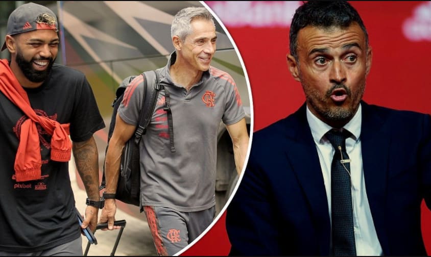 Flamengo na moda? Técnico da Espanha copia medida de Paulo Sousa em treino da seleção, diz jornal