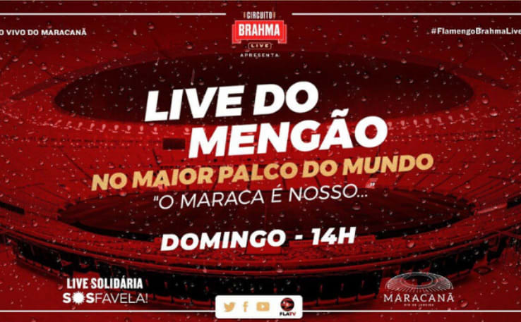 #LiveDoMengão: Flamengo anuncia de quatro atletas e dirigentes em live beneficente