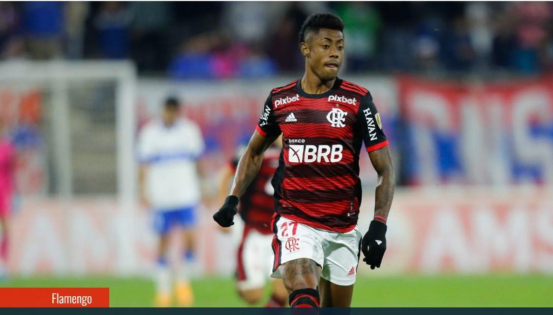 Bruno Henrique segue em tratamento de lesão no joelho pelo Flamengo