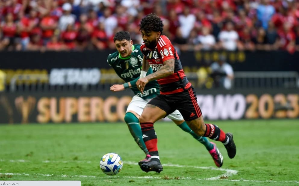 Jogadores do Palmeiras provocam Gabigol após título sobre o Flamengo