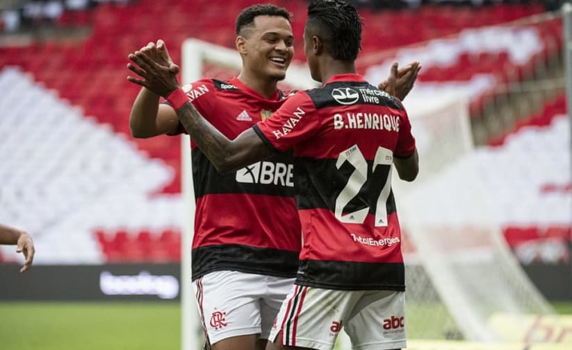 Flamengo vê atacantes brilharem e marcarem 100 dos gols no período