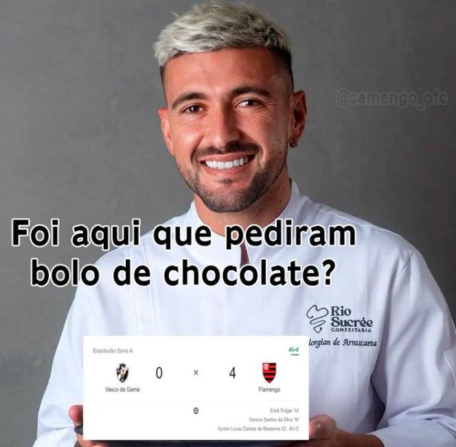 Jogou muito: Torcida do Flamengo enlouquece após atuação de Arrascaeta na goleada sobre o Vasco