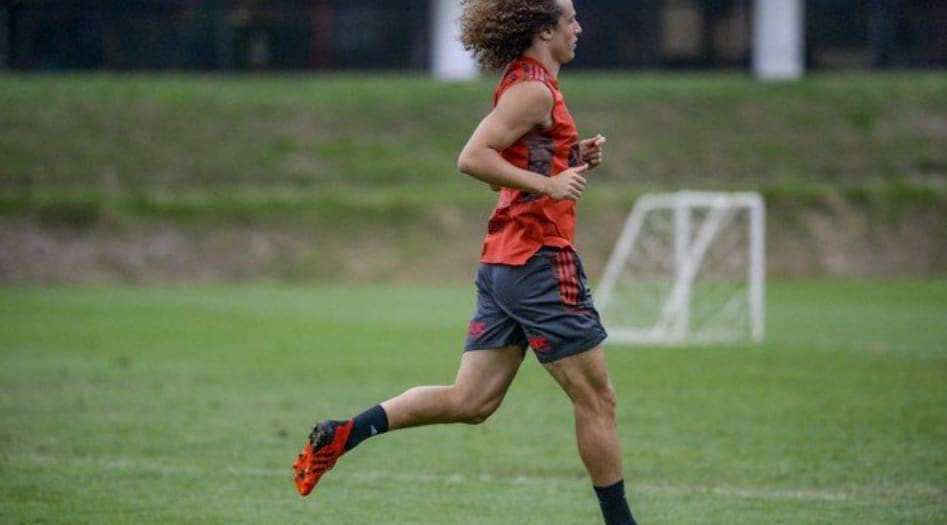 David Luiz treina no Flamengo e escalação na Libertadores depende de Renato