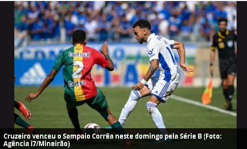 Cruzeiro vence o Sampaio Corrêa no Mineirão e reassume a liderança da Série B