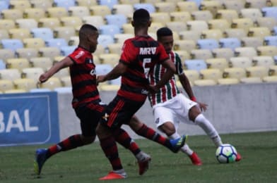 Flamengo e Fluminense empatam na ida da final da Copa do Brasil Sub-17