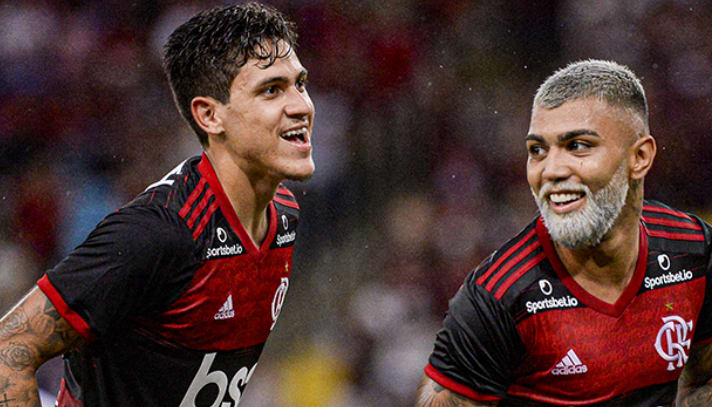 Gabigol e Pedro enaltecem parceria dentro dos gramados: “Espero que tenhamos muito sucesso”