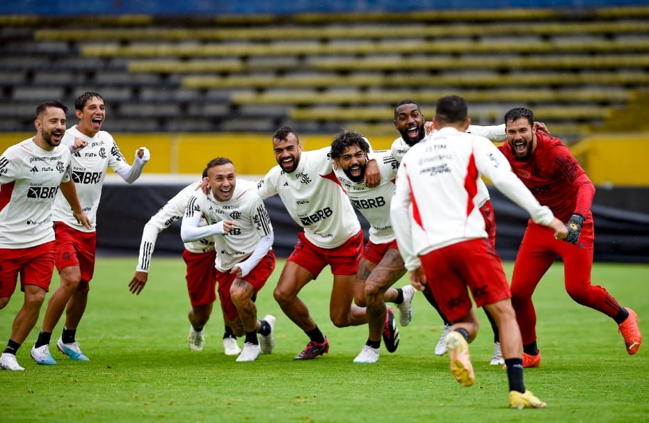 Flamengo finaliza preparação para a estreia na Libertadores contra o Aucas