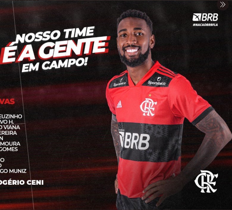 Mengão escalado para a final! Veja a escalação do Flamengo para enfrentar o Fluminense